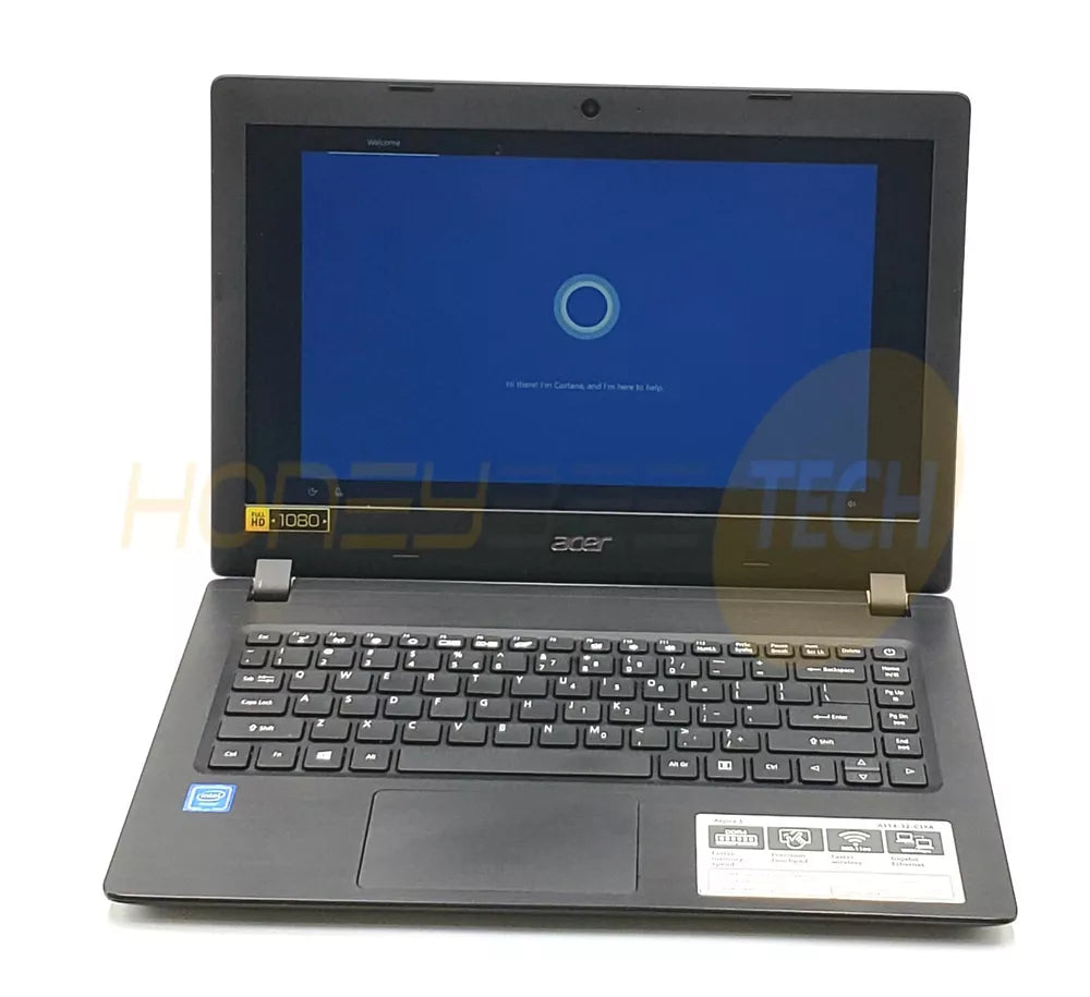 ACER ASPIRE 1 A114-32 INTEL CELERON N4000 1.1GHZ 4GB RAM 64GB eMMC LAPTOP TESTED - Honeybee-Technologies